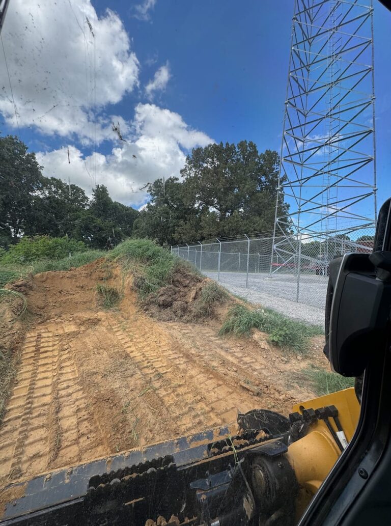 Land clearing and brush cutting project by 4Evergreen Landscaping in North Mississippi
